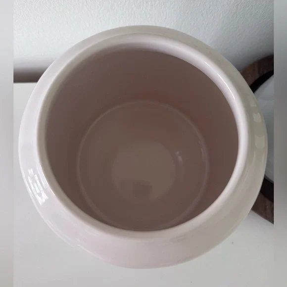 NEW Rae Dunn Chocolate Bunnies Canister 8.5” Tall | Pink Lid - Picture 4 of 6